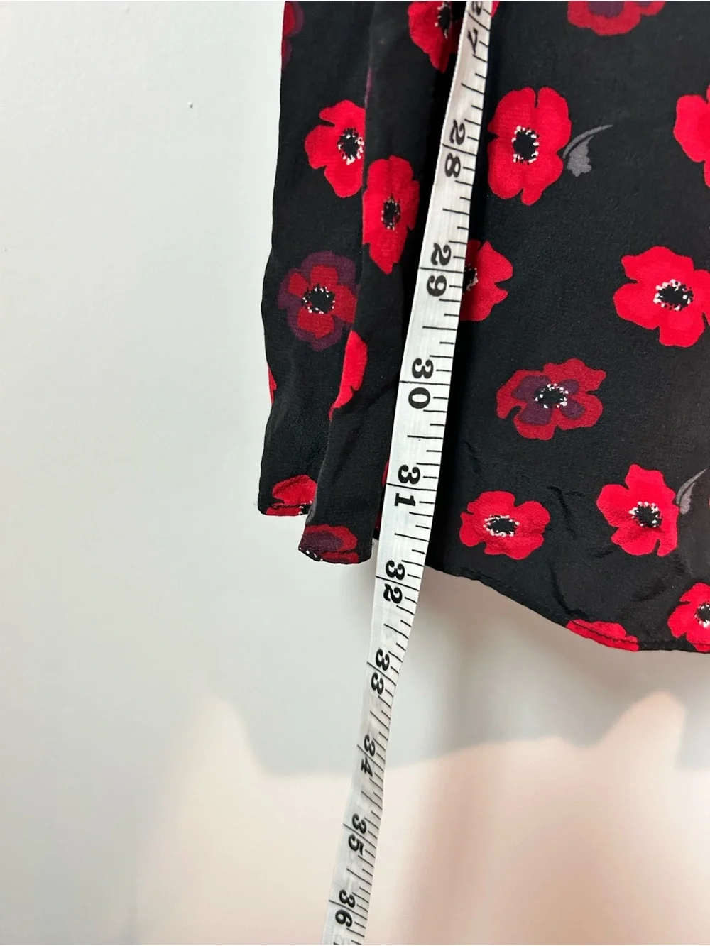 Kate Spade Red Poppy sleeve dress size Xs